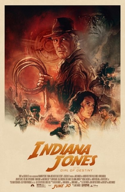 Key art for Indiana Jones and the Dial of Destiny
