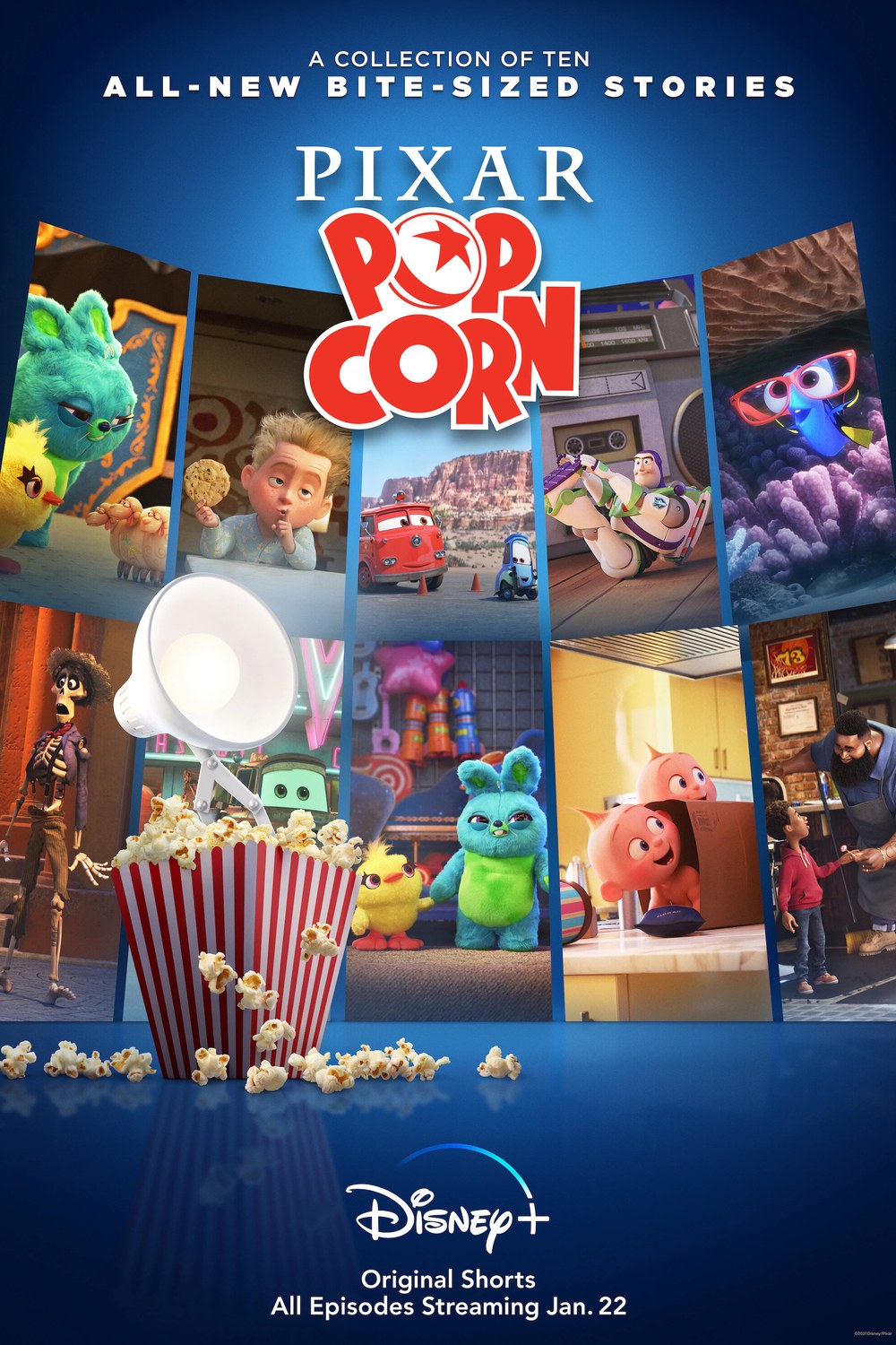 Key art for Pixar Popcorn